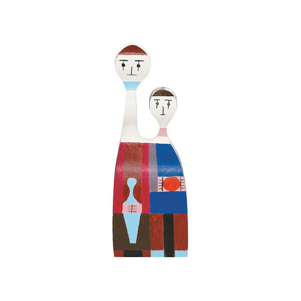 Dekoration Wooden Dolls - Bunt - Tanne - Designer Alexander Girard von Vitra – Produktfoto