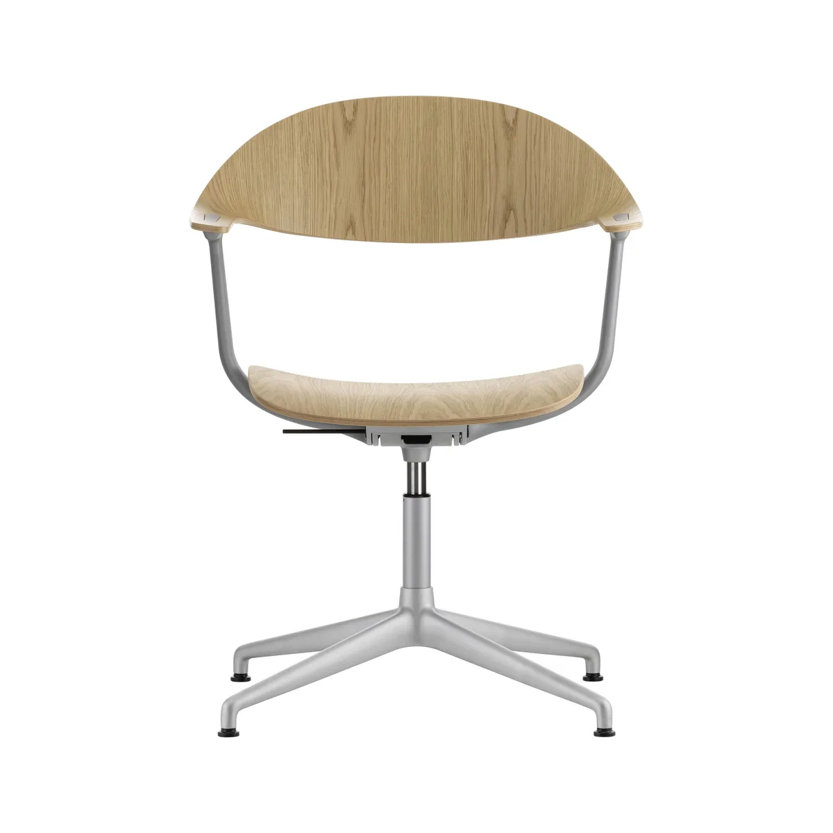 Drehsessel Mynt - Holz natur - Furnier - Designer Erwan Bouroullec von Vitra – Produktfoto