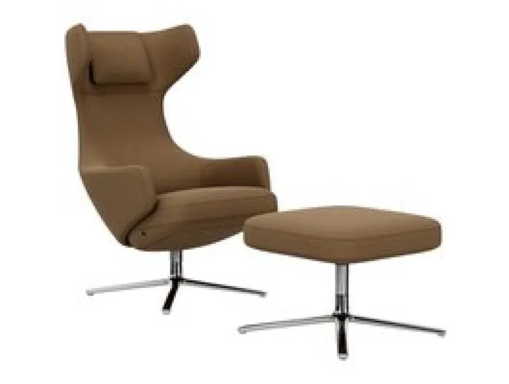 Grand Repos Sessel And Ottoman by Vitra – product photo