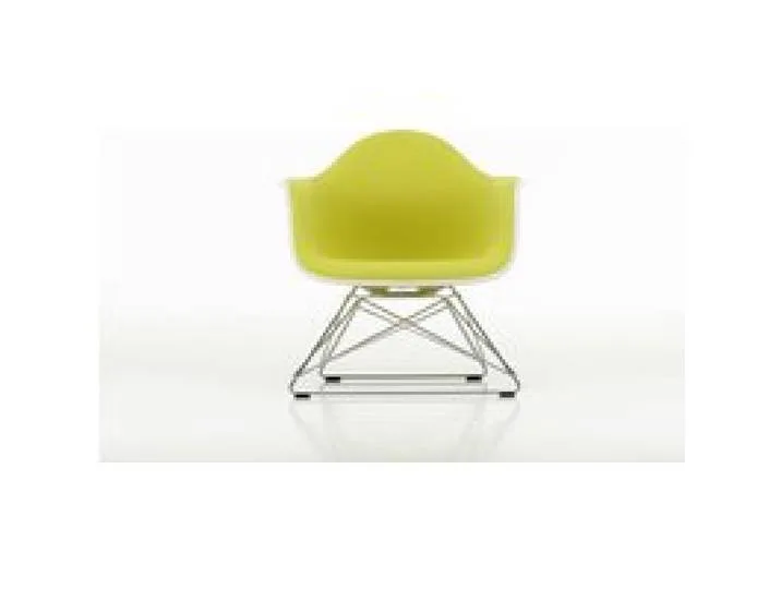 Lar Eames Plastic Armchair mit Vollpolster by Vitra – product photo