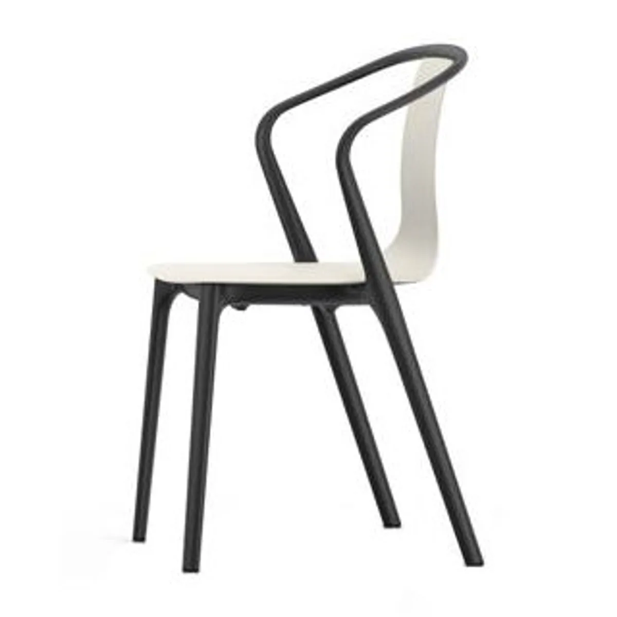 Sessel Belleville Chair - Beige - Polyamid - Designer Ronan & Erwan Bouroullec van Vitra – productfoto
