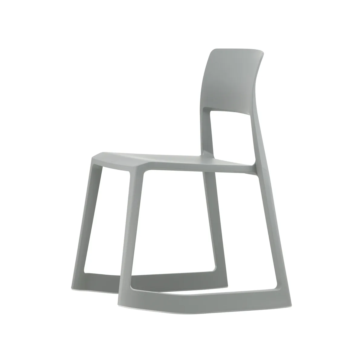 Stapelbarer Stuhl Tip Ton - Grau - Recyceltes Polypropylen - Designer Jay Osgerby de Vitra – photo du produit