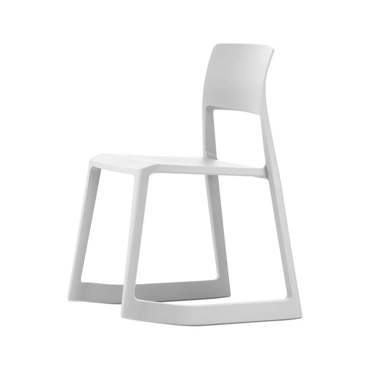 Stapelbarer Stuhl Tip Ton - Grau - Recyceltes Polypropylen - Designer Jay Osgerby von Vitra – Produktfoto