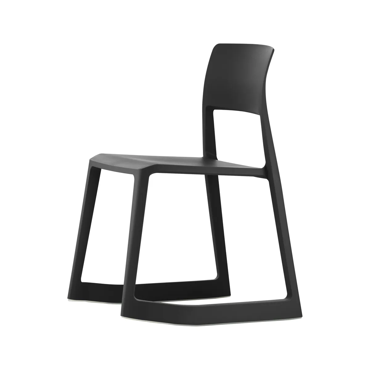 Stapelbarer Stuhl Tip Ton - Schwarz - Recyceltes Polypropylen - Designer Jay Osgerby de Vitra – photo du produit