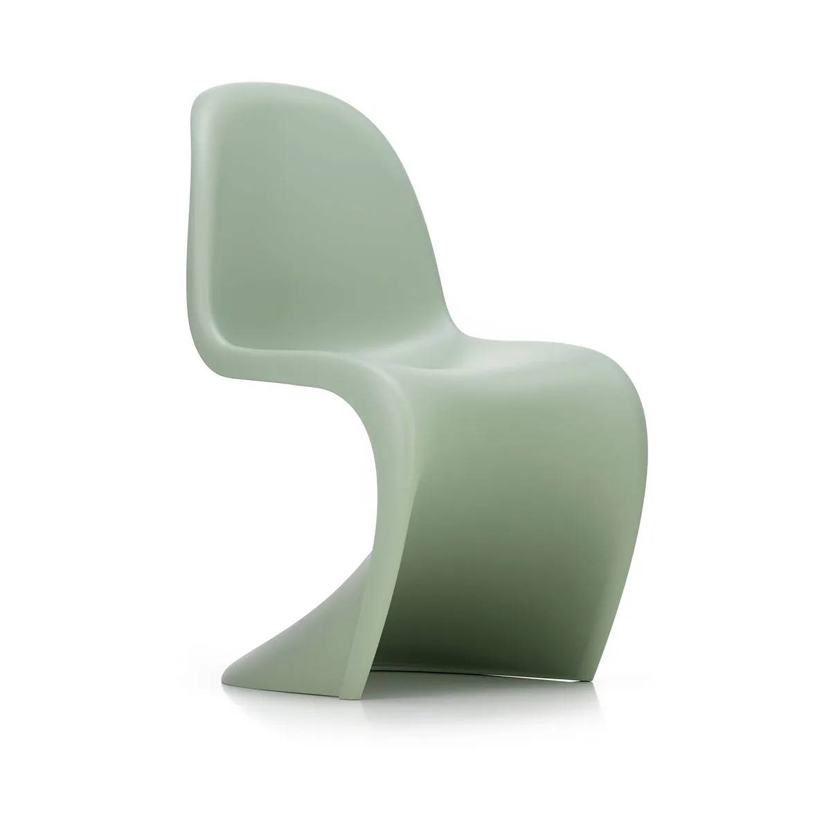Stuhl Panton Chair - Grün - Gefärbtes Polypropylen - Designer Verner Panton de Vitra – photo du produit