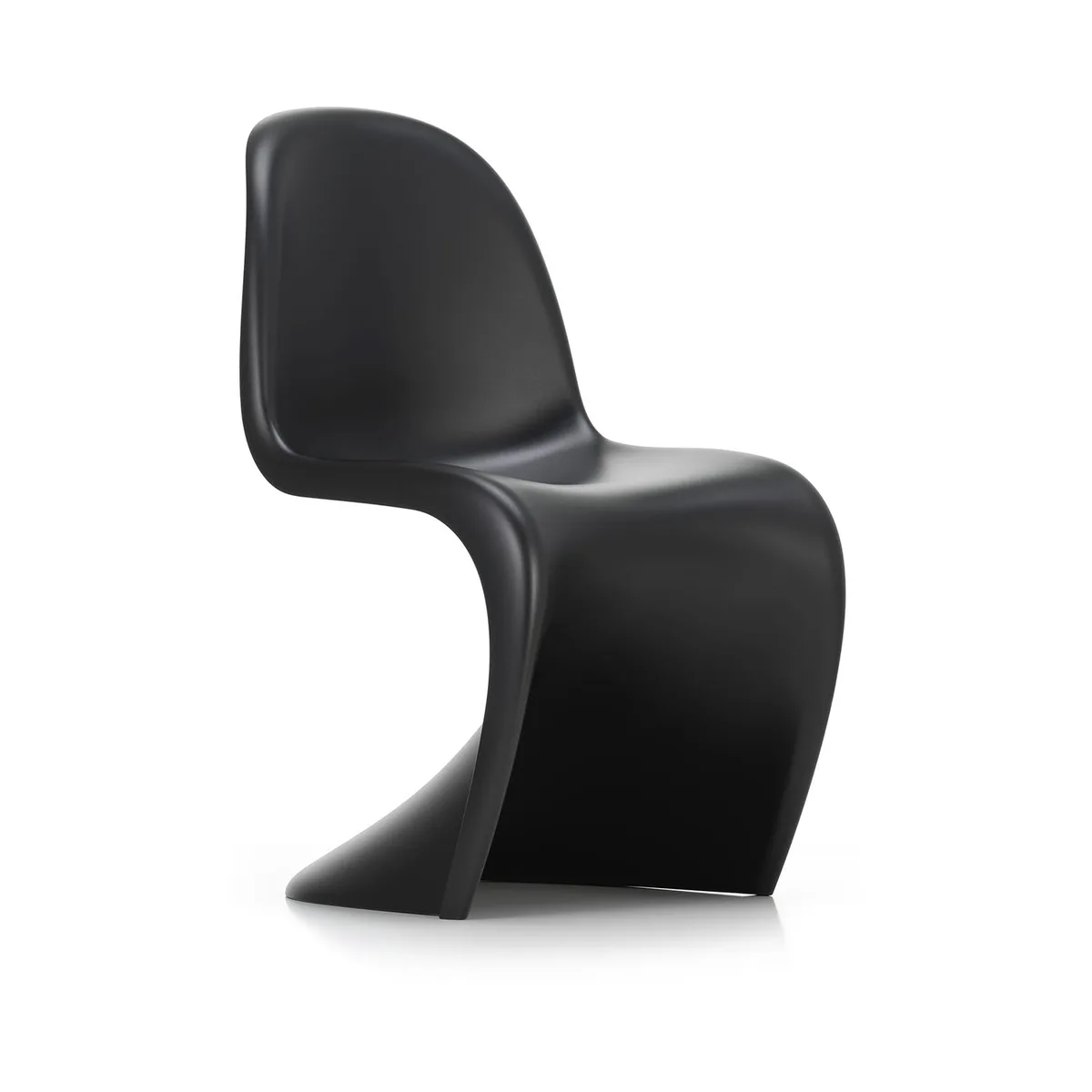 Stuhl Panton Chair - Schwarz - Gefärbtes Polypropylen - Designer Verner Panton de Vitra – photo du produit