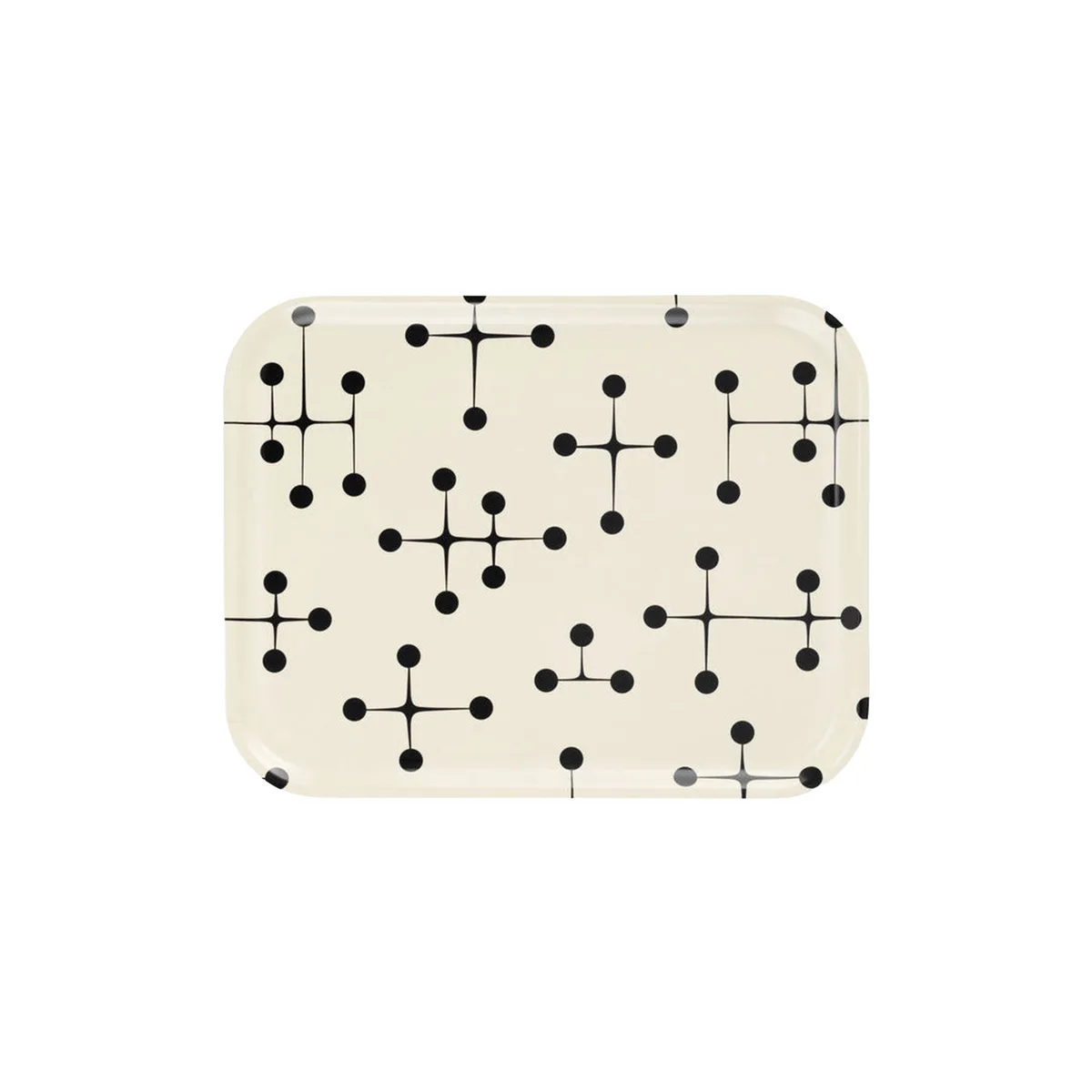 Tablett Classic Trays - Weiß - Laminiertes Eichensperrholz - Designer Charles & Ray Eames de Vitra – photo du produit