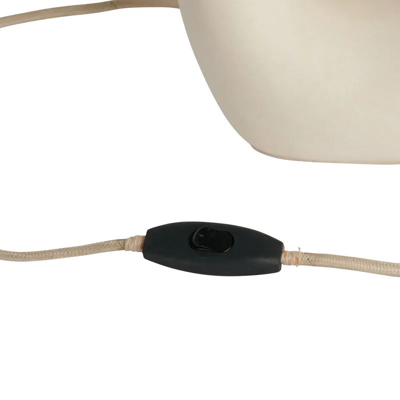 Ada tafellamp, wit, hoogte 38 cm, keramiek by Watt & Veke – product photo