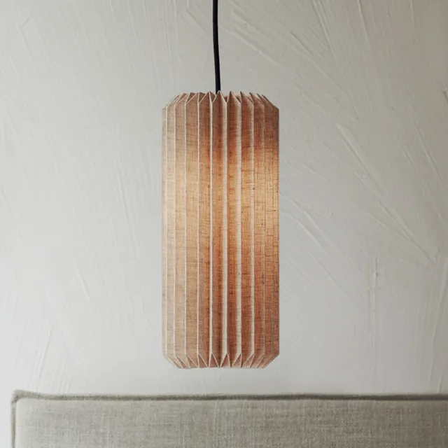 Alba hanglamp, Ø 15 cm, naturel, linnen