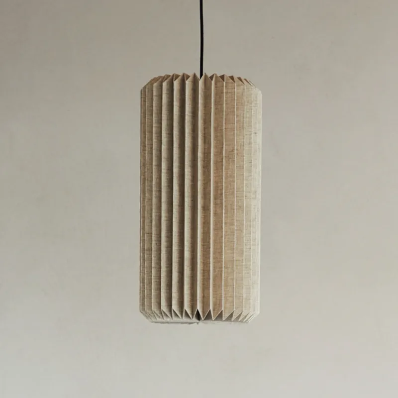 Alba hanglamp, Ø 26 cm, naturel, linnen de Watt & Veke – photo du produit
