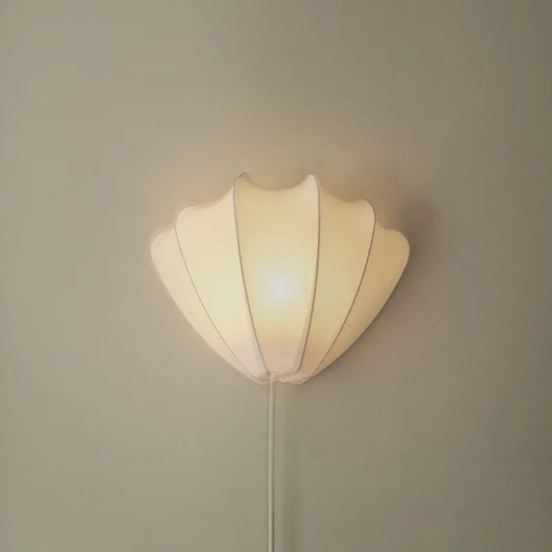Anna wandlamp, katoen, wit, Ø 45 cm fra Watt & Veke – produktbillede