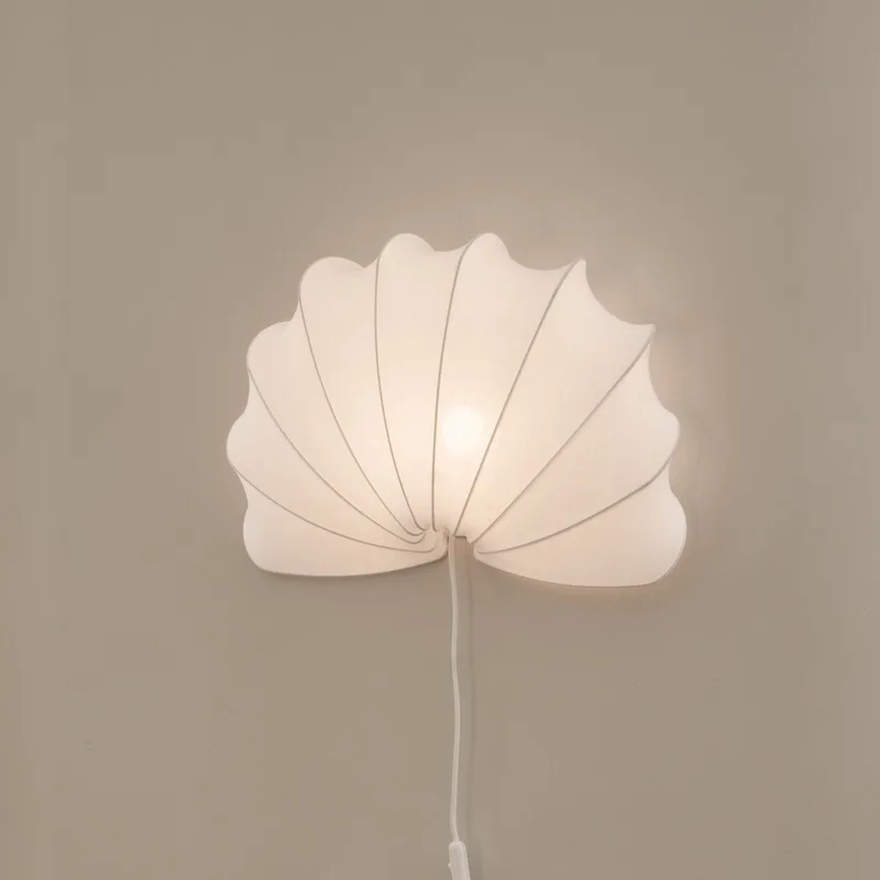 Anna wandlamp, katoen, wit, Ø 53,5 cm by Watt & Veke – product photo