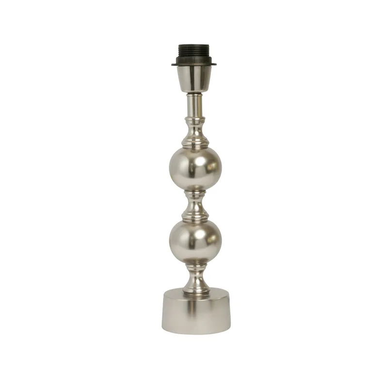 Deborah-tafellamp, zilver, hoogte 35 cm, aluminium von Watt & Veke – Produktfoto