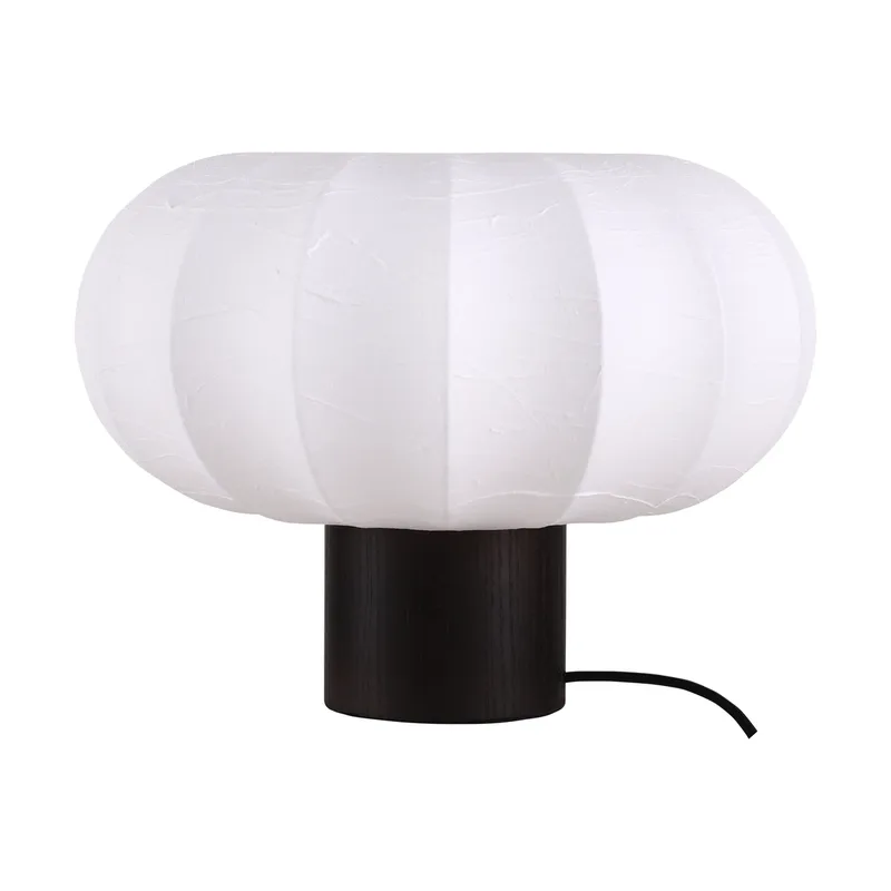 Lunari Tischlampe White-Dunkle Esche, Ø32x24 cm von Watt & Veke – Produktfoto