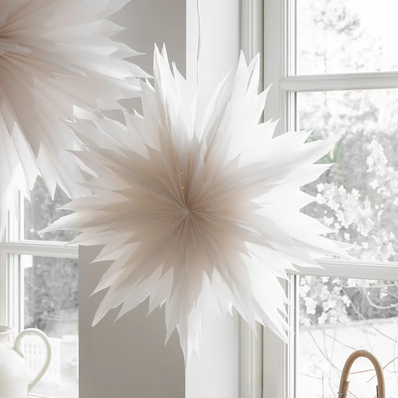 Oslo papieren ster, wit, Ø 80 cm, papier by Watt & Veke – product photo