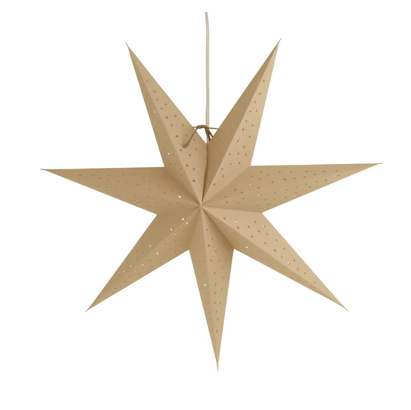 Stella Adventsstern beige Ø60cm von Watt & Veke – Produktfoto