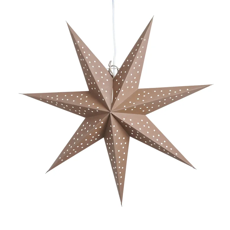 Stella Adventsstern mocca Ø60cm von Watt & Veke – Produktfoto
