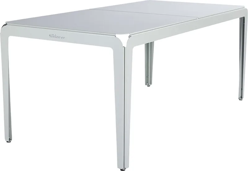 Bended Table | Aluminium Tuintafel 90 x 180 cm | Tuinmeubel, Buitentafel, Eettafel Buiten | Tuin Tafel 6 Personen | Agaatgrijs by Weltevree in Agaat Grijs RAL 7038 – product photo
