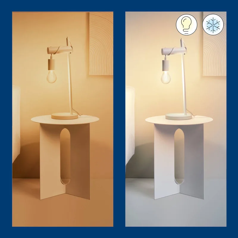 A60 LED lamp Wi-Fi E27 7W amber CCT von WiZ – Produktfoto 3 von 5