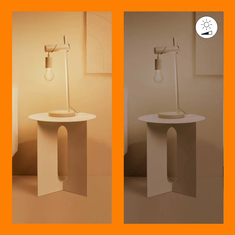 A60 LED lamp Wi-Fi E27 7W amber CCT von WiZ – Produktfoto 5 von 5