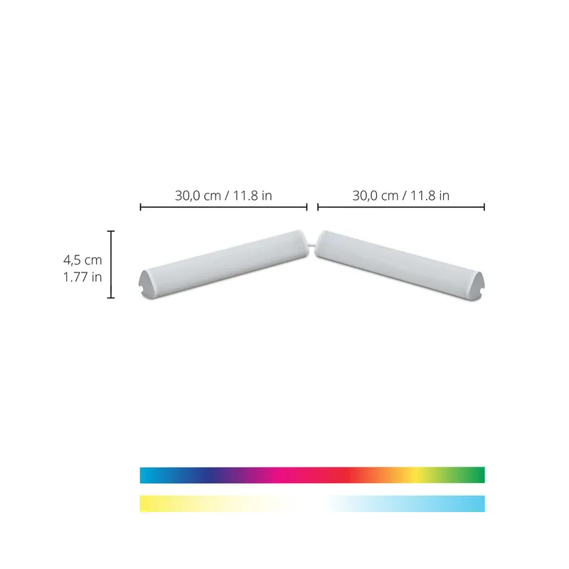 Bar Linear Light Dual Wi-Fi White van WiZ – productfoto