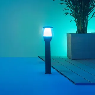 Elpas LED tuinpadverlichting RGBW start-set van WiZ in Zwart – productfoto 1 van 5