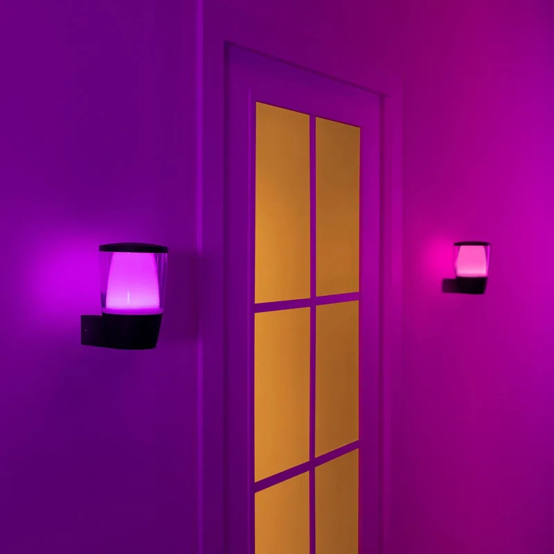 LED buitenwandlamp Elpas RGBW by WiZ in Black – product photo 2 of 5
