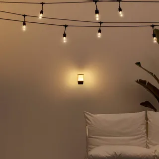 LED buitenwandlamp Elpas RGBW by WiZ in Black – product photo 3 of 5