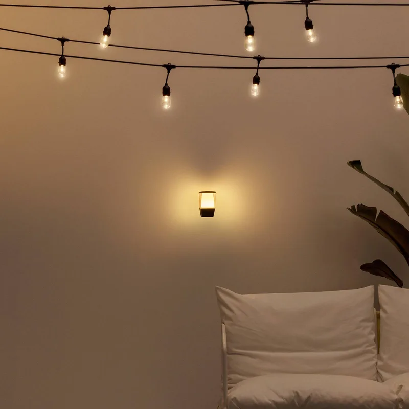 LED buitenwandlamp Elpas RGBW by WiZ in Black – product photo 3 of 5