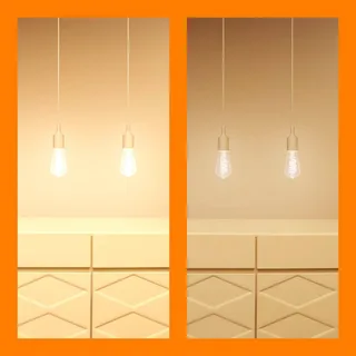ST64 LED filament lamp WiFi E27 6,3W RGBW by WiZ – product photo 3 of 5