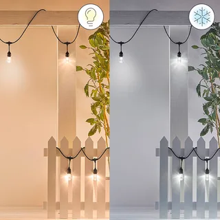 String Lights LED lichtketting voor buiten, 14,8 m, CCT, RGB by WiZ in Black – product photo 2 of 5