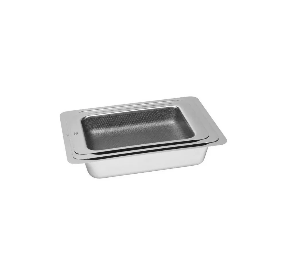 Auflaufform Profi Resist Auflaufform-Set, 3-teilig, 3-Schicht-Material: Innenseite Cromargan® Edelstahl rostfrei 18/10, im Kern Aluminium, Außenseite Chromstahl, Ofenform beschichtet, Mehrschichtmaterial beschichtet, Wabenstruktur van WMF – productfoto