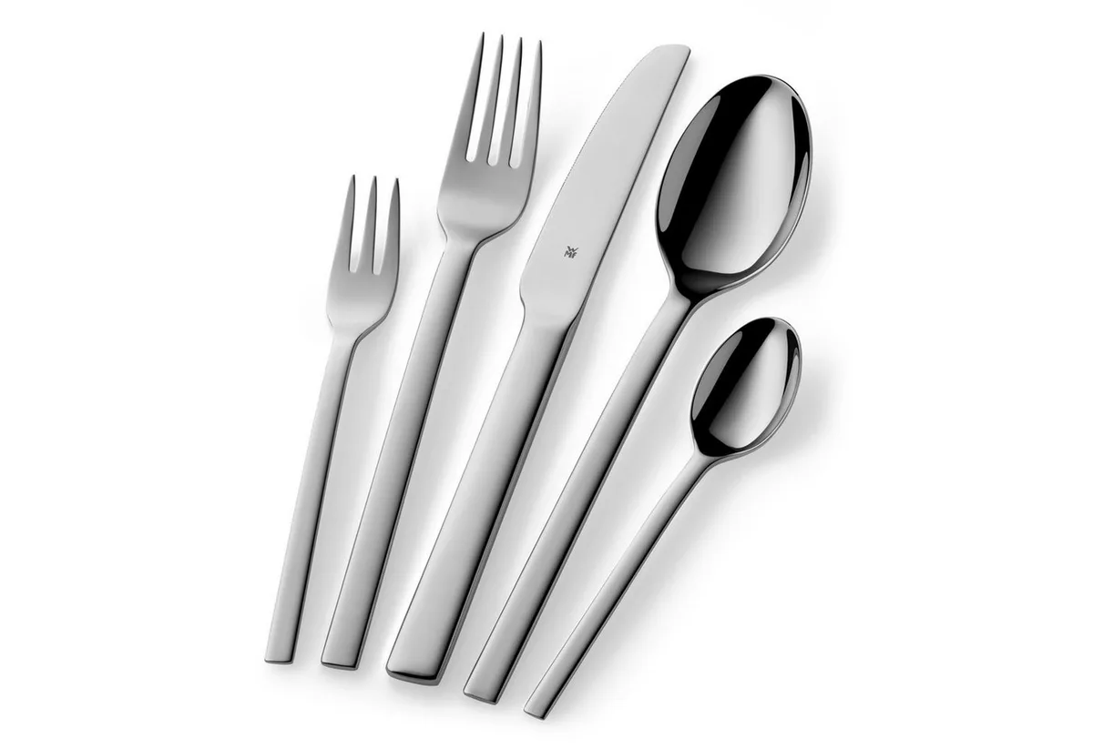 Besteck-Set Tavira Besteck-Set, 30-teilig, Cromargan® (30-tlg), 6 Personen, Cromargan Edelstahl rostfrei 18/10, edle Optik angenehme Haptik, geschmiedete Messer, spülmaschinenfest von WMF – Produktfoto