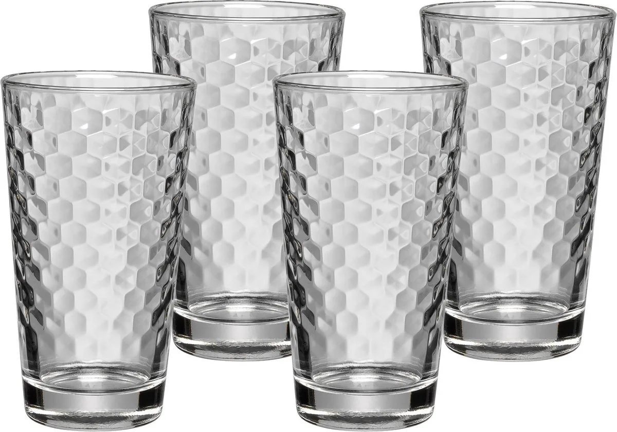 CoffeeTime - Koffie- en Theeglazen - Latte Macchiato - Set van 4 - Hittebestendig von WMF in Transparent – Produktfoto