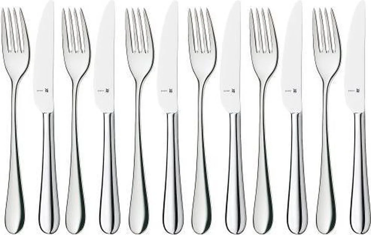 Merit Ontbijtcouvert - 12-delig de WMF en Gris – photo du produit