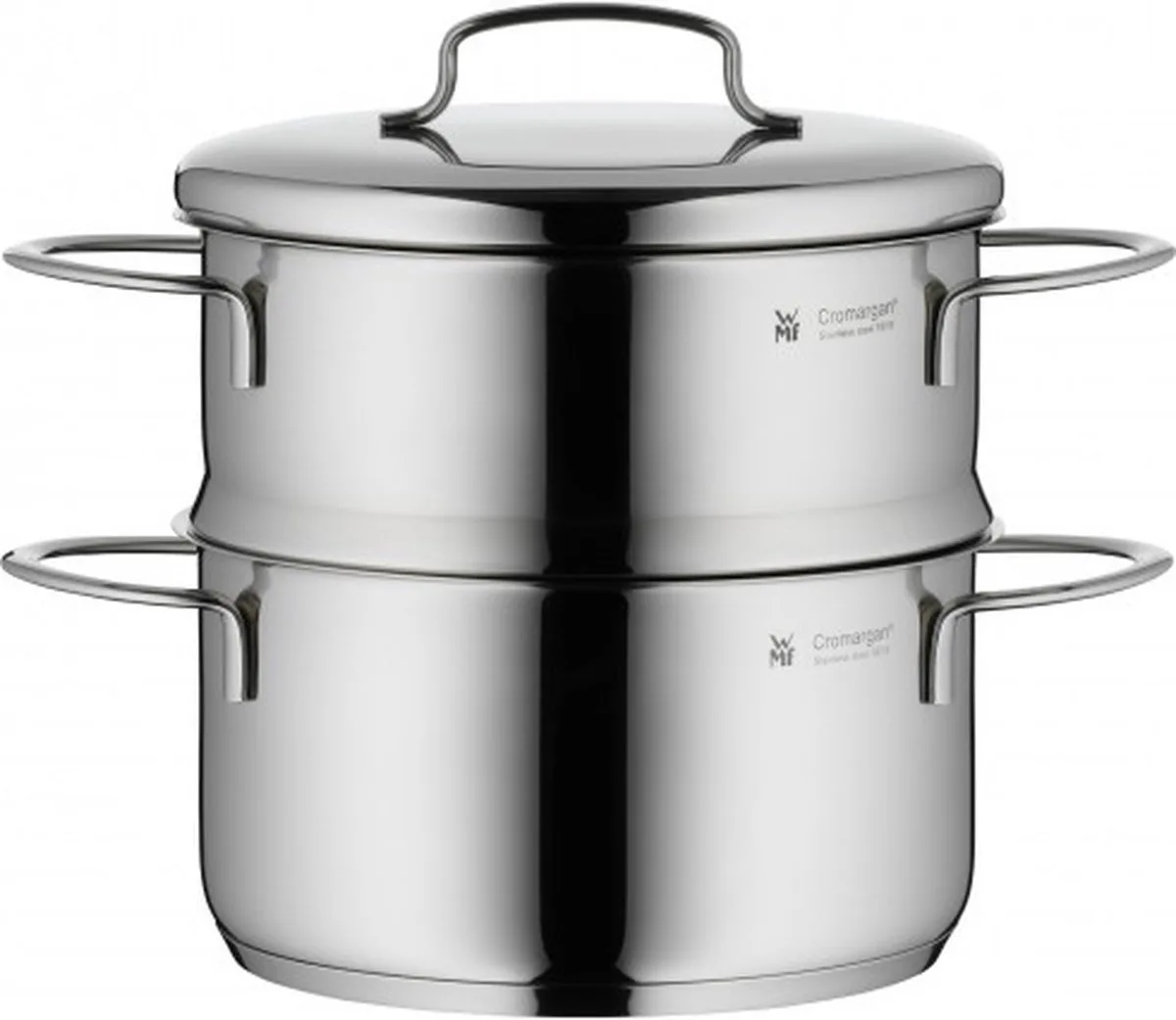 Mini - Groentestomer - Ø16 cm - RVS - Inclusief Deksel - Geschikt voor alle warmtebronnen von WMF in Silber – Produktfoto