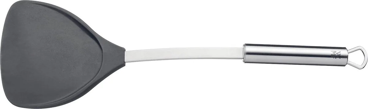 Profi Plus - Wokbakspaan - RVS - Hittebestendig - Ergonomisch - Vaatwasserbestendig von WMF in Grau – Produktfoto