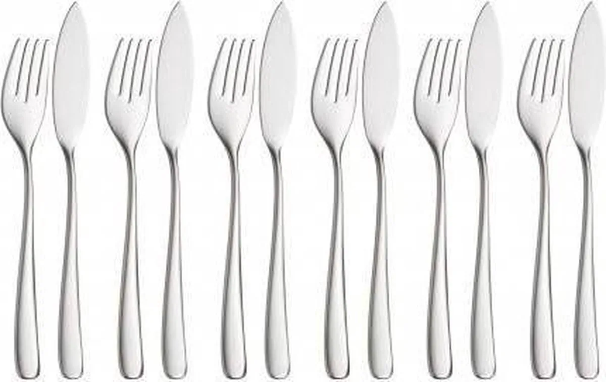 Vision visbestek 6 persoons 12 delig by WMF in Zilvergrijs – product photo