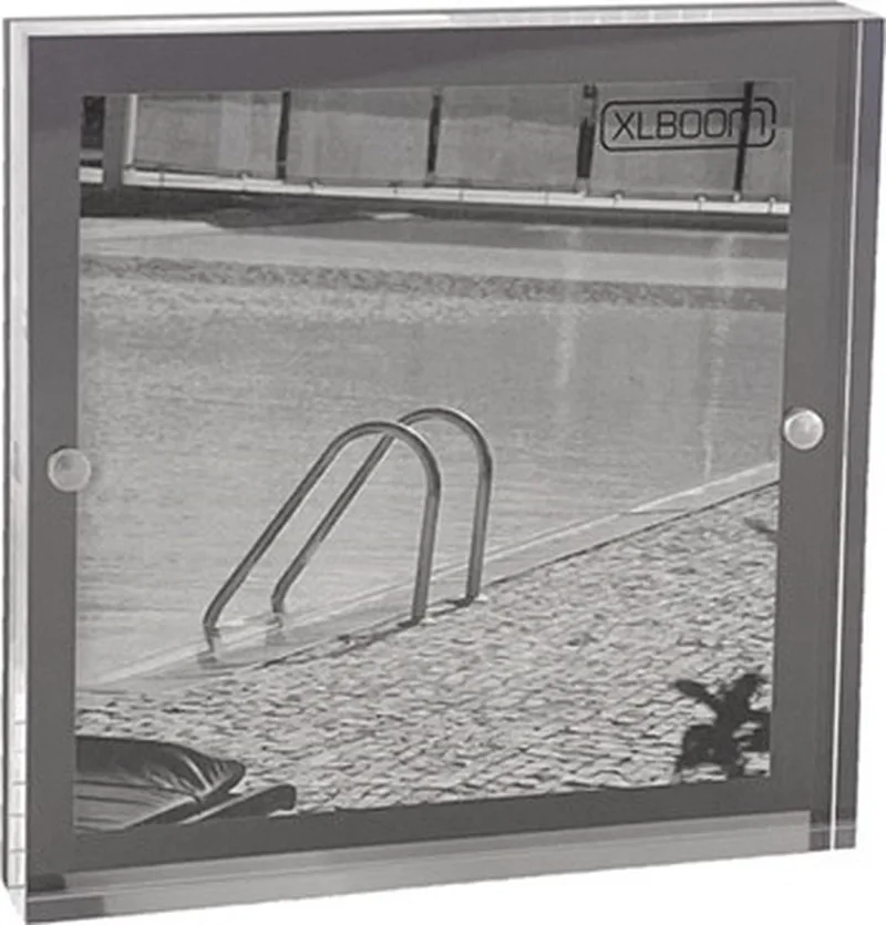 Acrylic Magnetic Fotolijst - Acrylic - Transparant Blauw - Fotoformaat 13x13cm by XLBoom in Dark grey – product photo