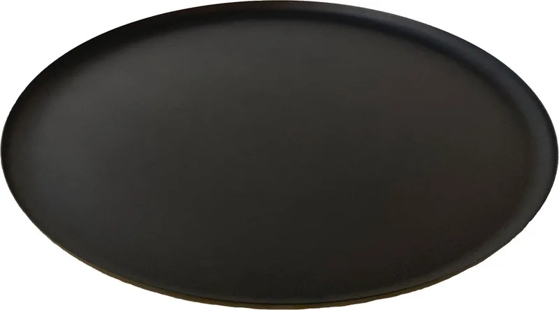 Bao Tray Large Ø 39cm Matt BLack - Design serveerschaal van roestvrij staal - Verkrijgbaar in Soft Black | Matt Black | Soft Copper | Red | Green - Luxe dienblad voor tafel & interieur från XLBoom i Svart – produktbild