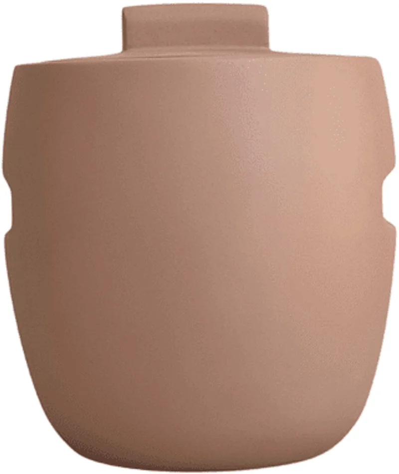 Bubble Ice Bucket Soft Pink – Compacte design ijsemmer (Ø 15 cm) – Verkrijgbaar in Soft Pink | Cream | Grite – Moderne koeler voor tafel of bar van XLBoom in Roze – productfoto