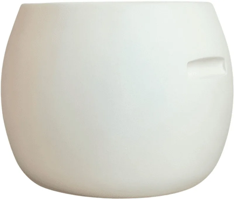 Bubble Wine Bucket Cream –Design wijnkoeler (Ø 26,5 cm) – Verkrijgbaar in Soft Pink | Cream | Grite – Stijlvolle ijsemmer voor tafel of bar från XLBoom i Kräm – produktbild