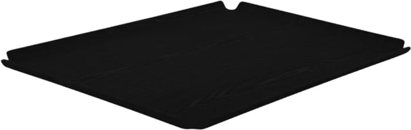 Deck Tray 45x45cm – Houten serveer- en display tray – Verkrijgbaar in Oak | Walnut | Black – Design dienblad met antislip & stapelbaar by XLBoom in Black – product photo