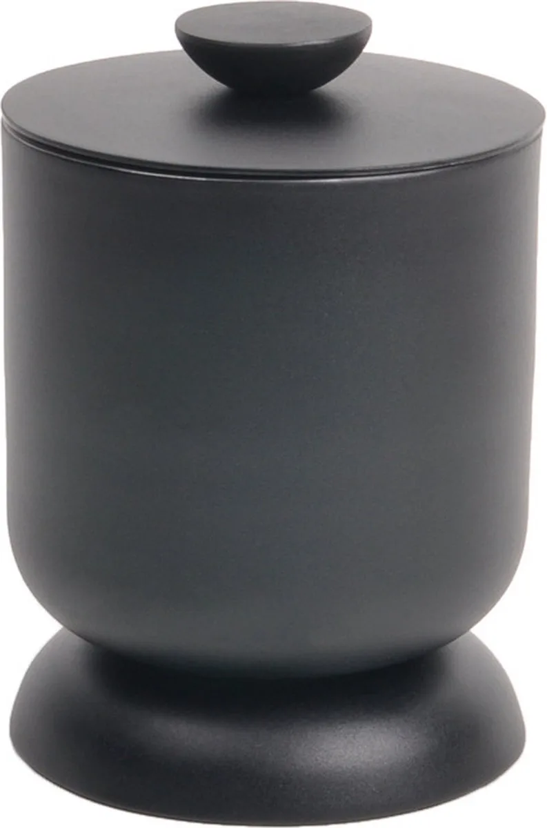 Diablo Ijsemmer - Luxe wijn- & ijsemmer collectie in stainless steel – Verkrijgbaar in Black | Pure Stainless – Tijdloze design koelaccessoires door Frederik Delbart by XLBoom in Black – product photo