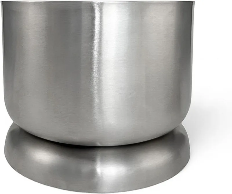 Diablo Magnum Wijnemmer - Luxe wijn- & ijsemmer collectie in stainless steel – Verkrijgbaar in Black | Pure Stainless – Tijdloze design koelaccessoires door Frederik Delbart by XLBoom in Silver – product photo