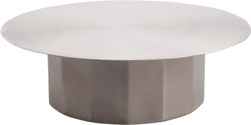 Doric Stand Medium - Taartplateau in stainless steel - Belgisch design ontworpen door PaulinePlusLuis by XLBoom in Soft Black – product photo