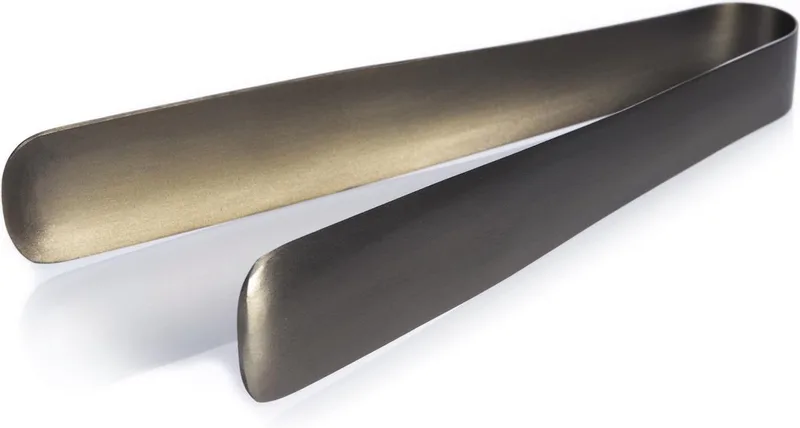 Laps ijsblokjes tang - Aluminium ijstang - 16 × 7,5 × 2,5 cm de XLBoom en Noir – photo du produit