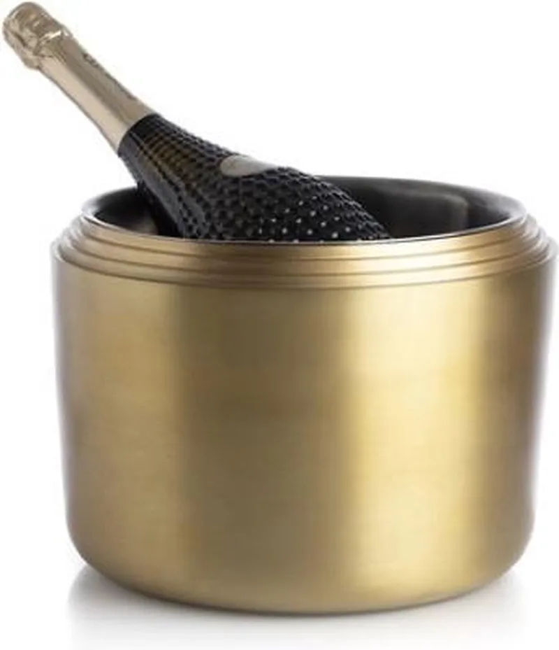 LAPS wijnkoeler - GOUD-kleurig - Ø30.5 x h22cm fra XLBoom i Goud-kleuring – produktbillede