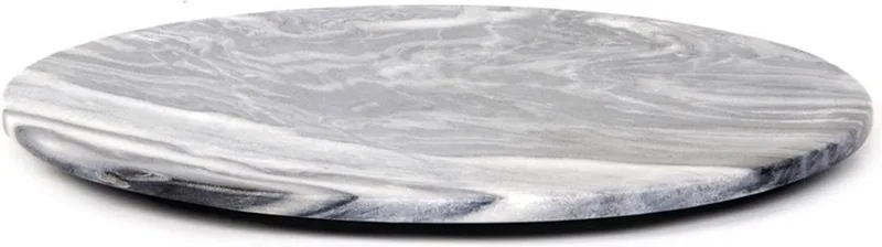 Max Marmeren Snijplank Rond - Medium - 35 × 35 × 2 cm by XLBoom in Grey – product photo