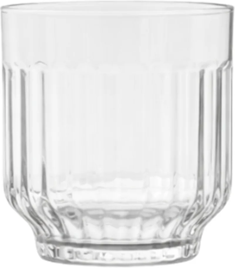 Mila Tumbler Clear Set van 4 – Mondgeblazen glazen tumbler set (4 stuks) – Verkrijgbaar in Amber | Clear | Dark Grey | Green – Design servies voor tafel by XLBoom in Transparent – product photo
